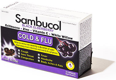 Black Elderberry Capsule to Boost Immunity and Cold & Flu Relief - Sambucol