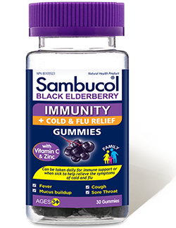 Sambucol Cold & Flu Kids - 24 chewable tablets
