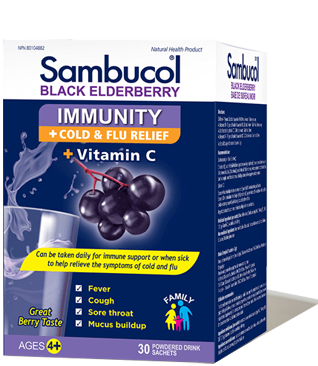 Sambucol Cold & Flu Kids - 24 chewable tablets